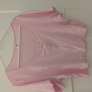 BP Ruffle Edge Crop Top